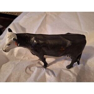 Little Buster Toys Black and White Faced Cow - Black Baldy Cow‎